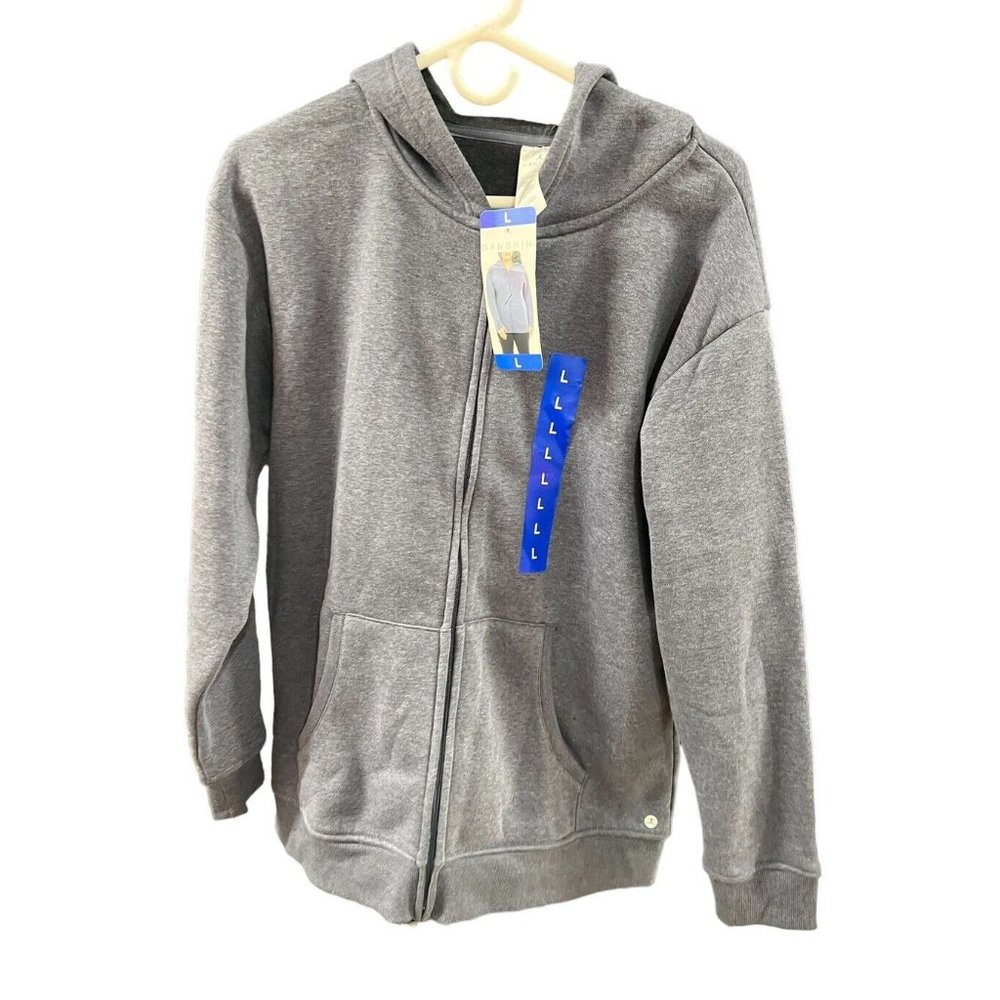 Danskin Ladies' Full Zip Ultra Cozy Hooded Jacket Large